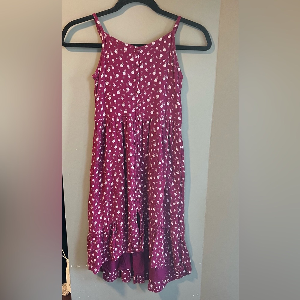 Abercrombie kids red floral dress